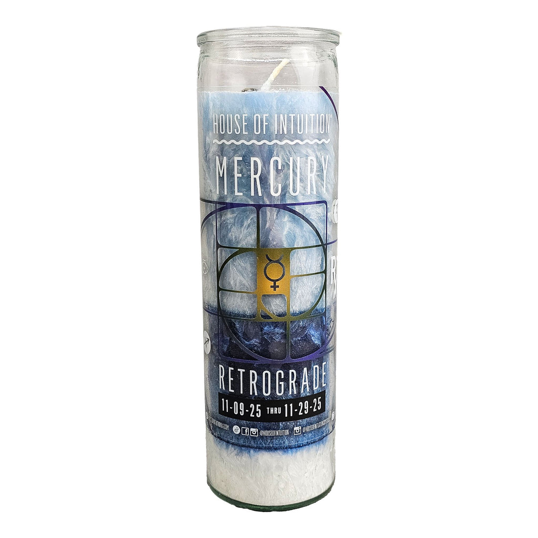 Mercury Retrograde Magic Candle (Limited Edition) Candle -Retrograde V50 11/09/25 - 11/29/25 Mercury Retrograde in Sagittarius & Scorpio