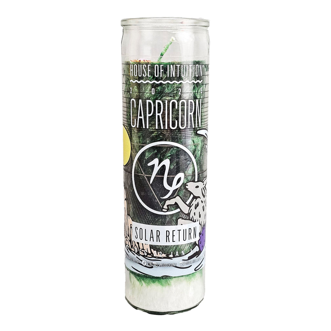 2025 Capricorn Solar Return Magic Candle | December 22 - January 19 (Limited Edition) Candle -Solar Return V50