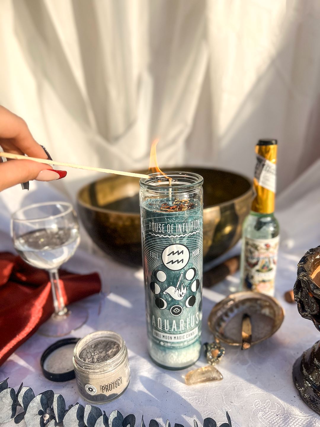 2025 Full Moon Ritual Candle (Limited Edition) Candle -Full Moon V50