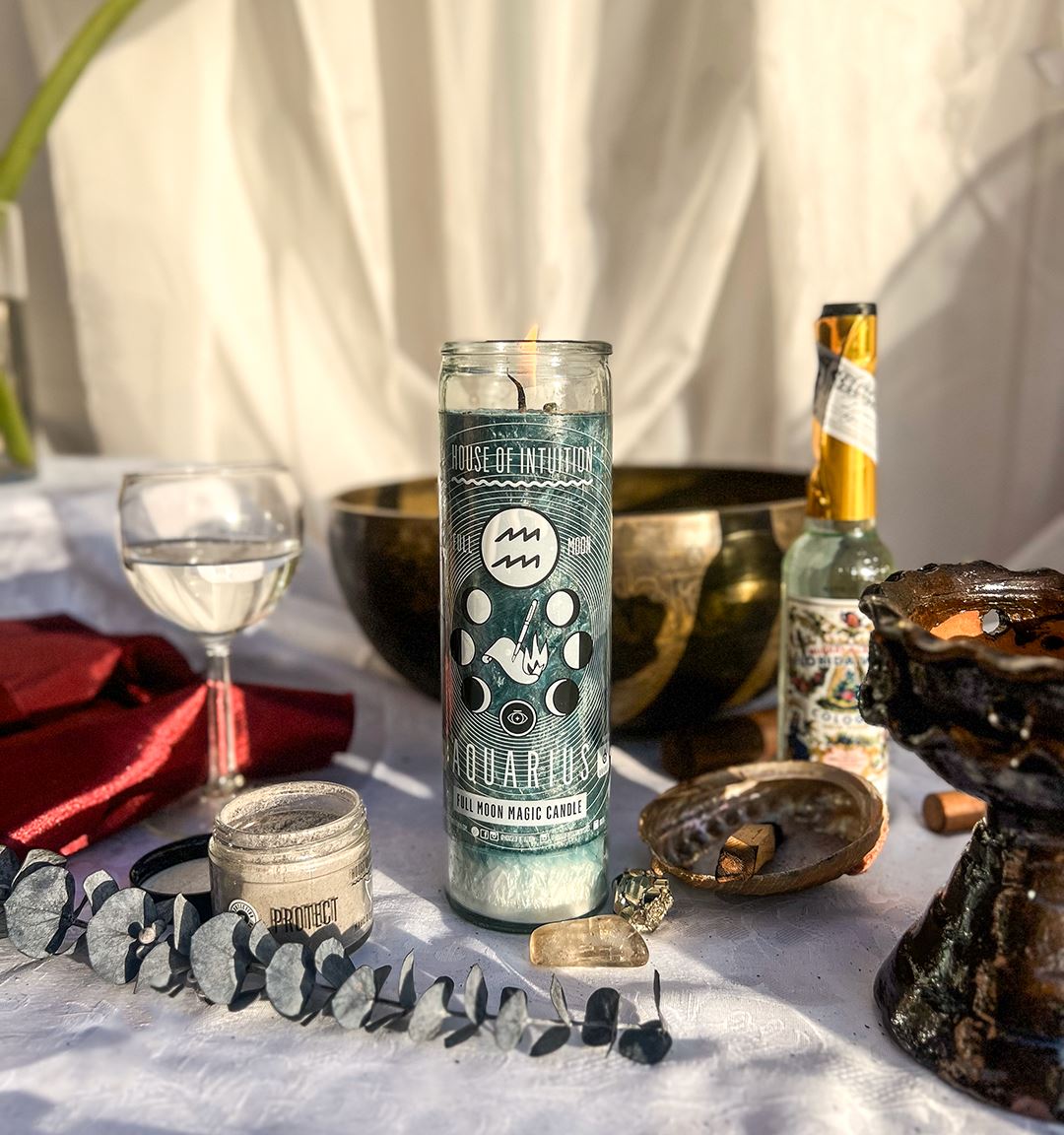 2025 Full Moon Ritual Candle (Limited Edition) Candle -Full Moon V50