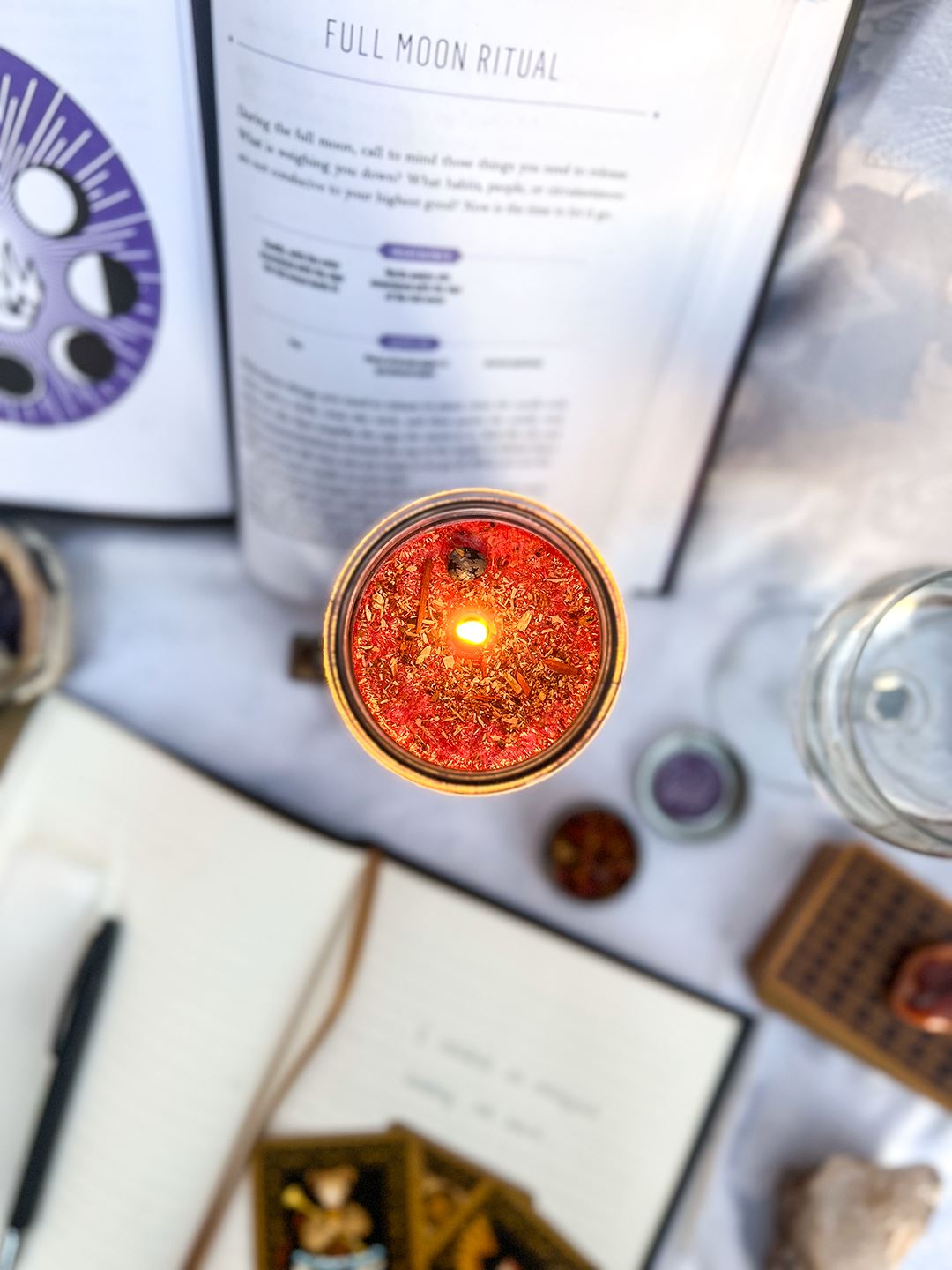 2025 Full Moon Ritual Candle (Limited Edition) Candle -Full Moon V50