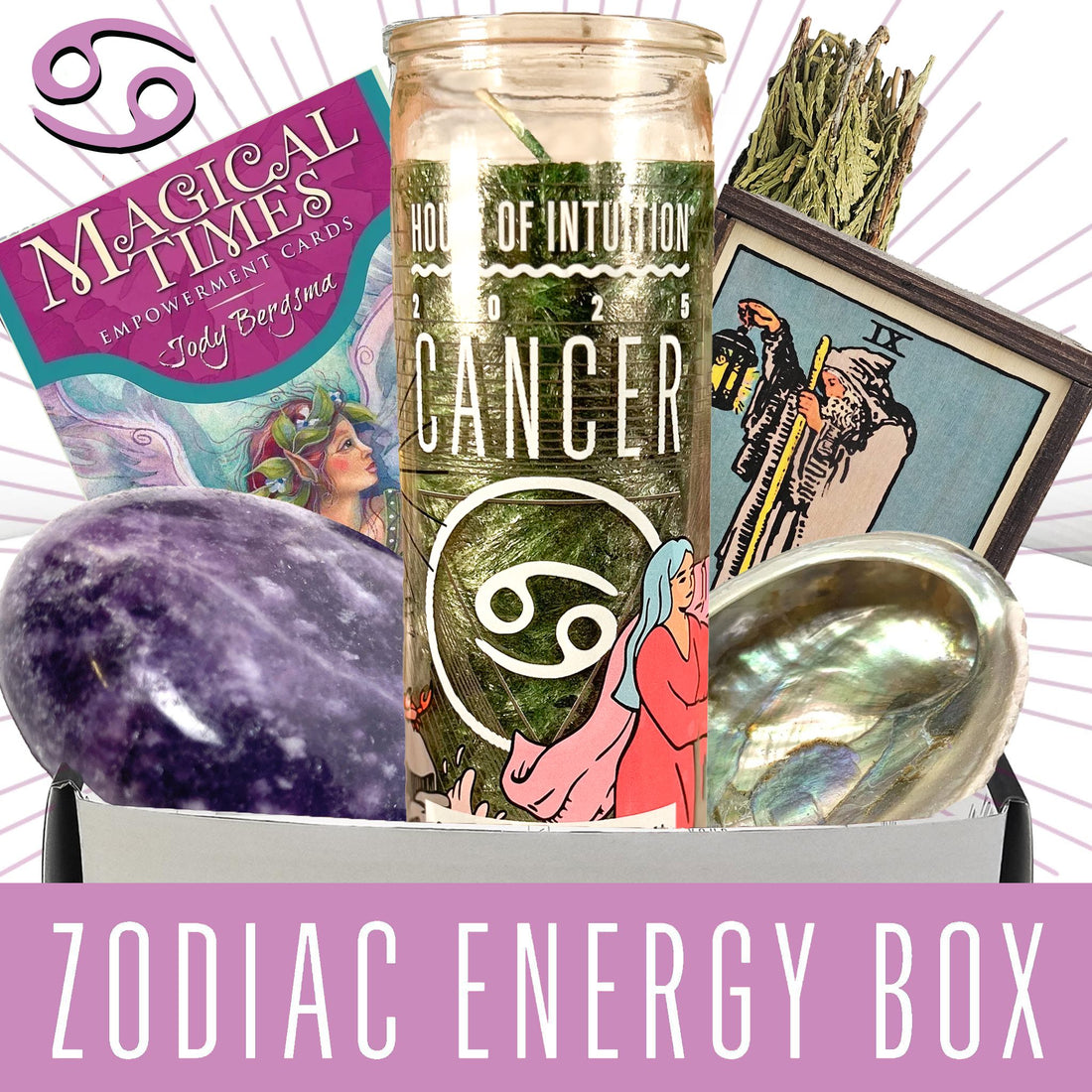 2025 Cancer Zodiac Energy Box (Limited Edition - $118 Value) Box -Birthday V50