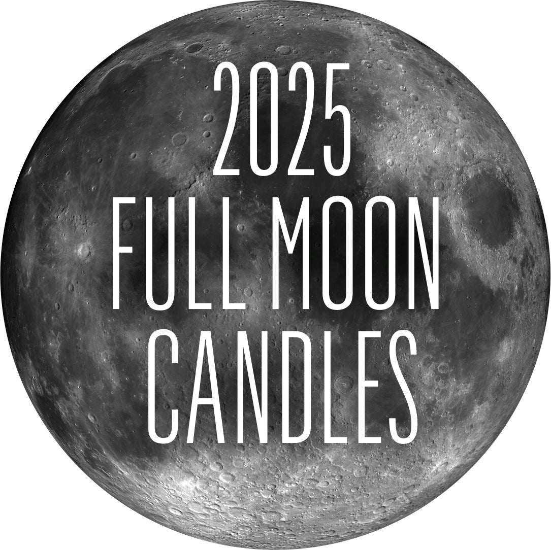 2025 Full Moon Ritual Candle (Limited Edition) Candle -Full Moon V50