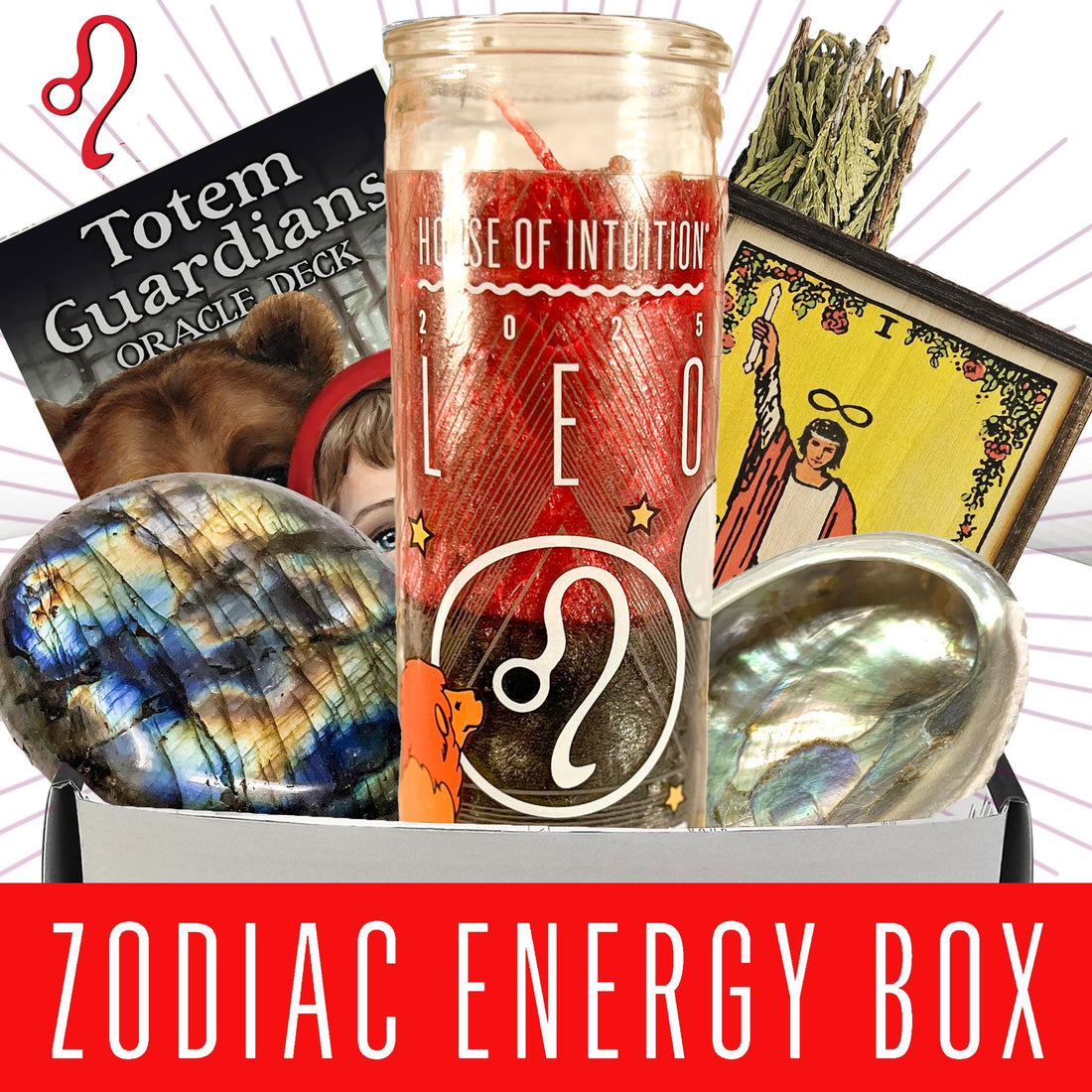 2025 Leo Zodiac Energy Box (Limited Edition - $118 Value) Box -Birthday V50