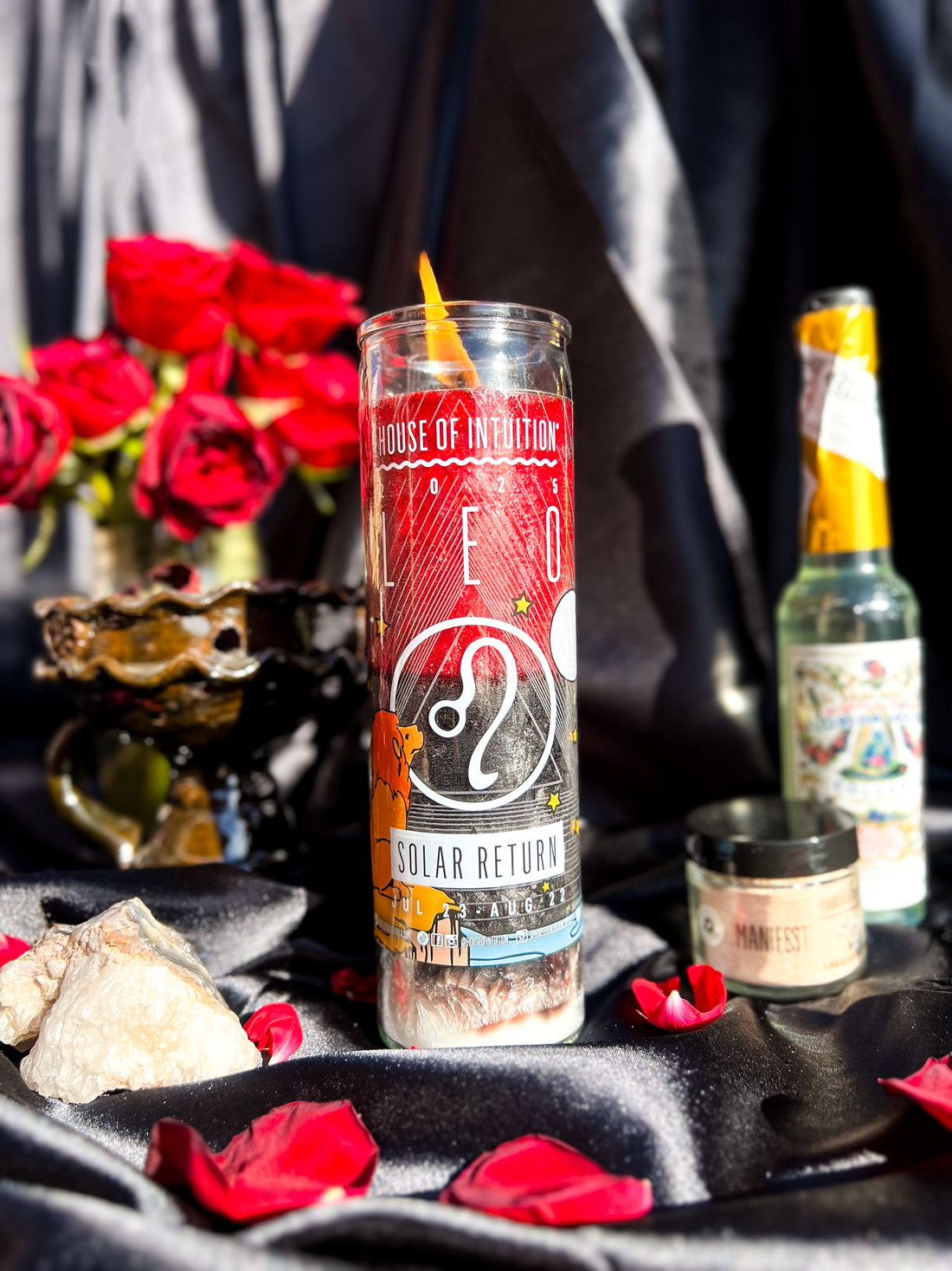 2025 Leo Solar Return Magic Candle | July 23 - August 22 (Limited Edition) Candle -Solar Return V50