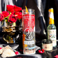 2025 Leo Solar Return Magic Candle | July 23 - August 22 (Limited Edition) Candle -Solar Return V50