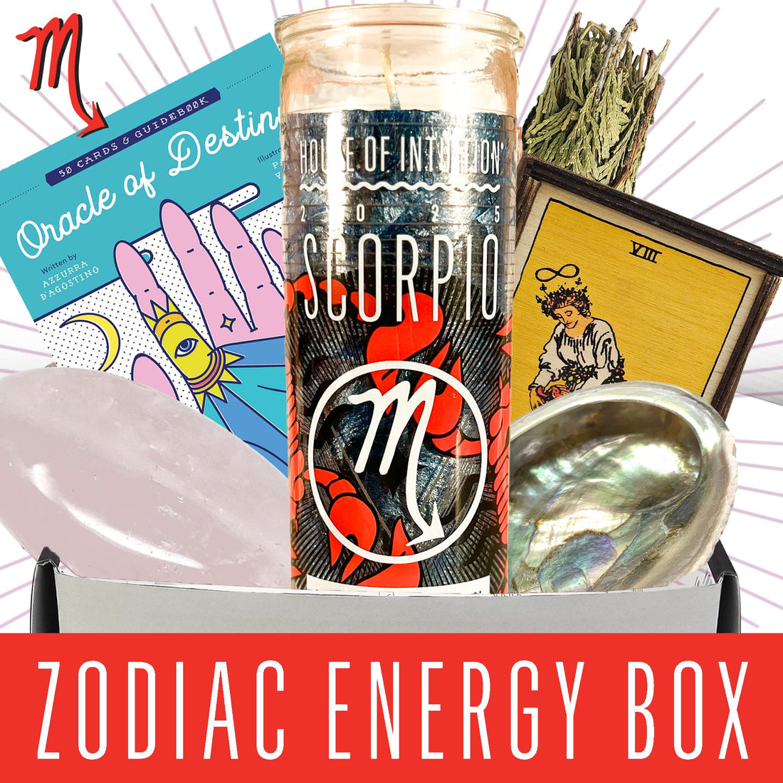 2025 Scorpio Zodiac Energy Box (Limited Edition - $118 Value) Box -Birthday V50