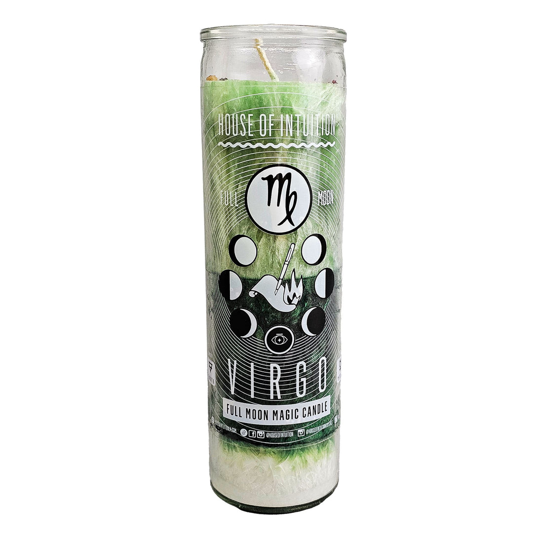 Full Moon Ritual Candle (Limited Edition) Candle -Full Moon V50 Full Moon in Virgo (Lunar Eclipse) - 03/13/25