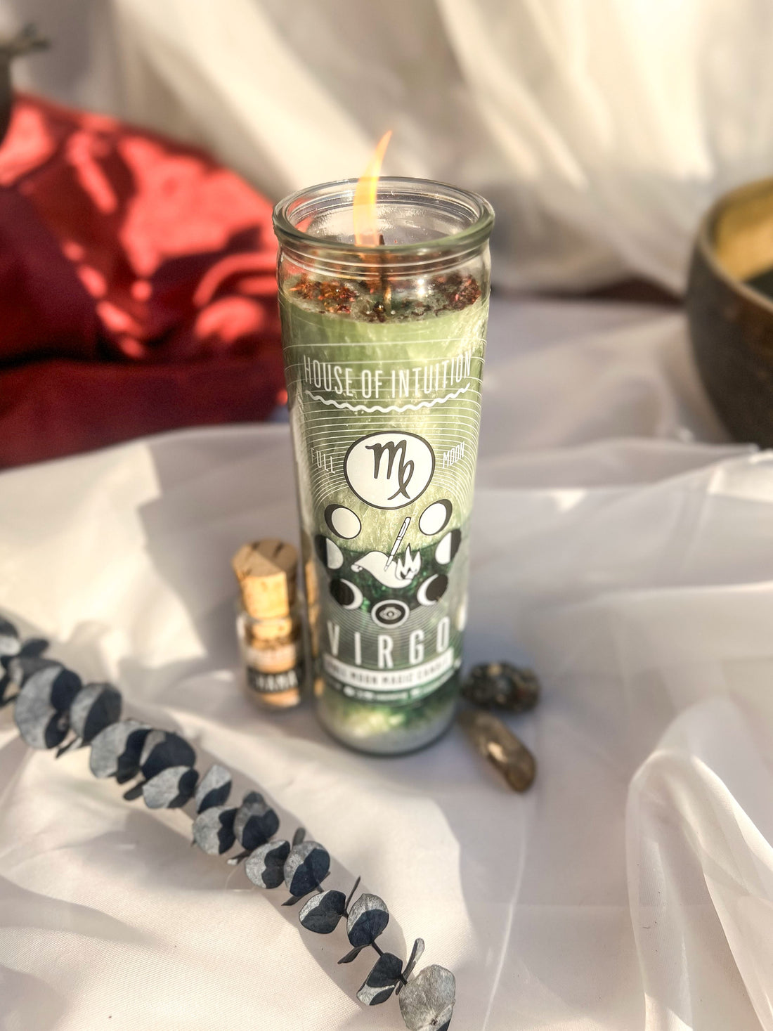 2025 Full Moon Ritual Candle (Limited Edition) Candle -Full Moon V50