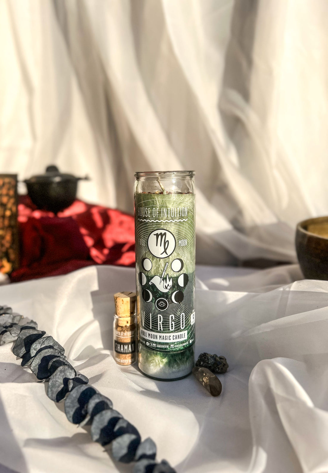 2025 Full Moon Ritual Candle (Limited Edition) Candle -Full Moon V50