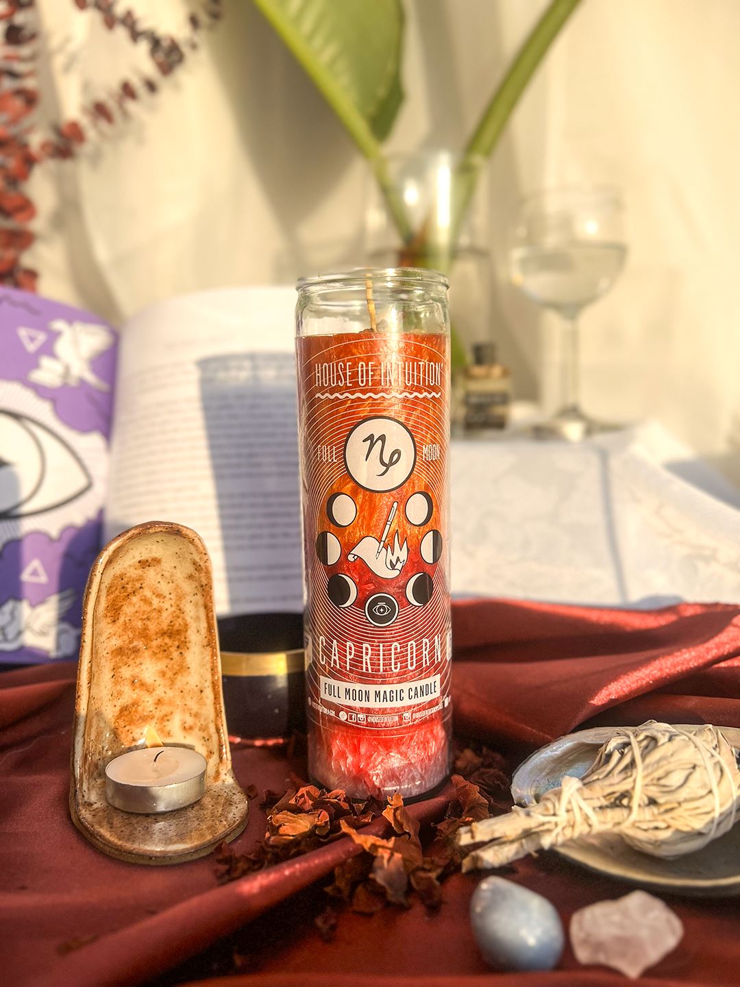 2025 Full Moon Ritual Candle (Limited Edition) Candle -Full Moon V50