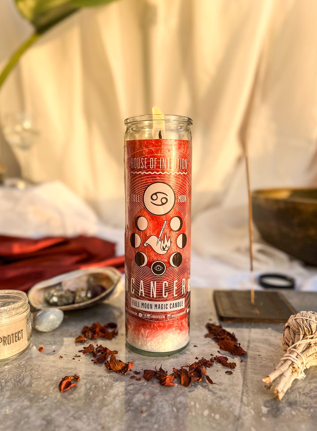 2025 Full Moon Ritual Candle (Limited Edition) Candle -Full Moon V50