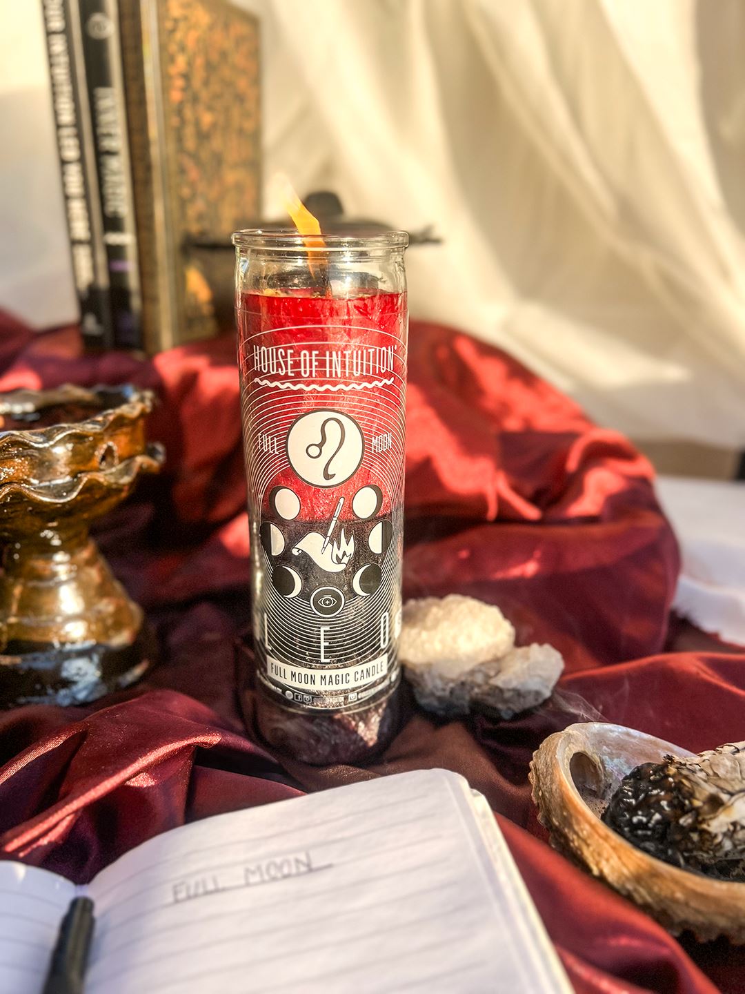 2025 Full Moon Ritual Candle (Limited Edition) Candle -Full Moon V50