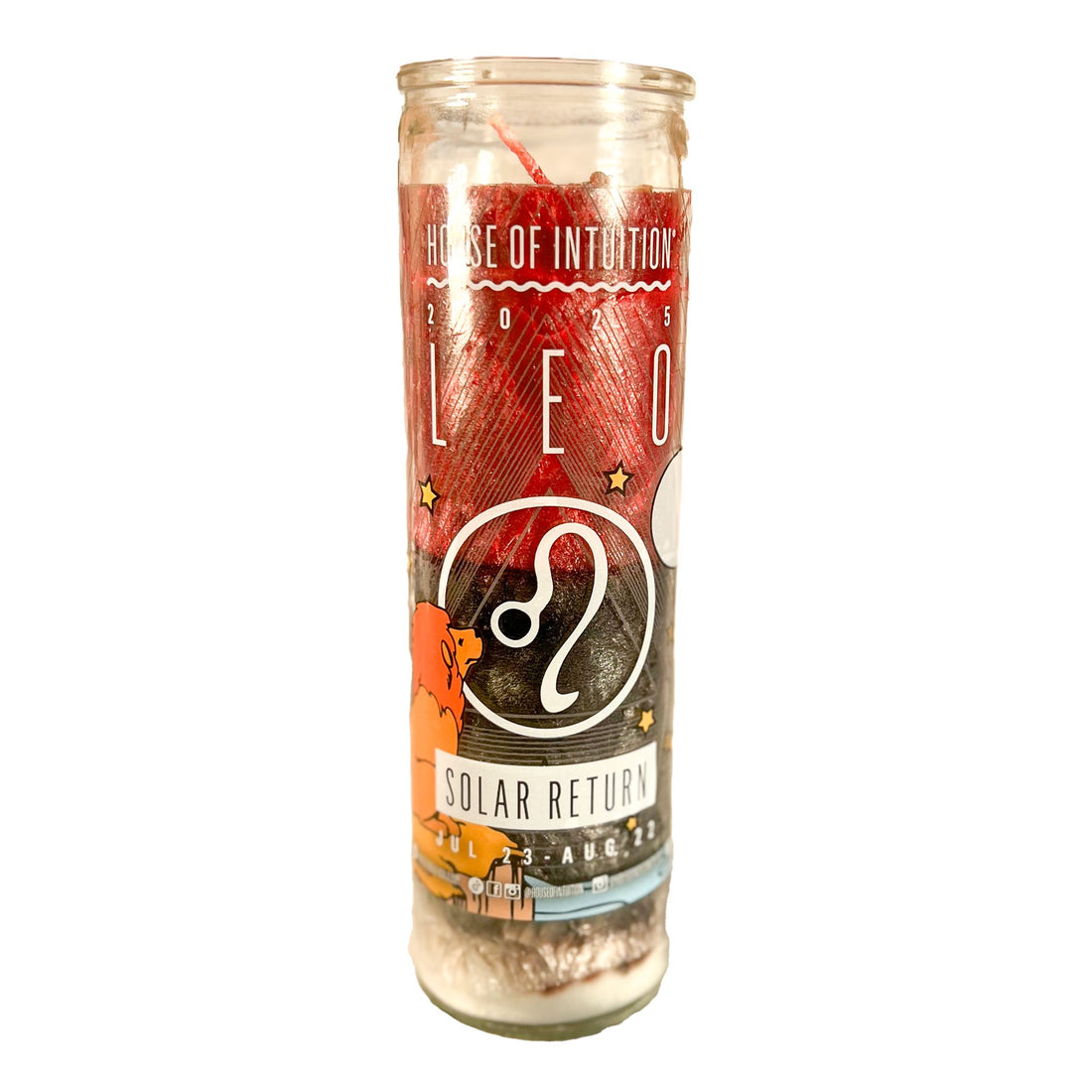 2025 Leo Solar Return Magic Candle | July 23 - August 22 (Limited Edition) Candle -Solar Return V50
