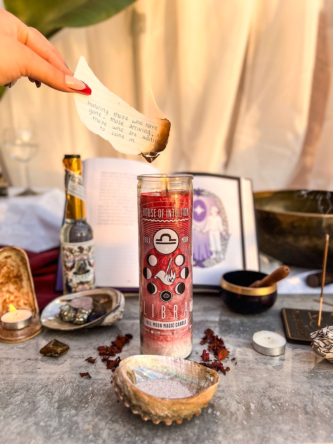 2025 Full Moon Ritual Candle (Limited Edition) Candle -Full Moon V50