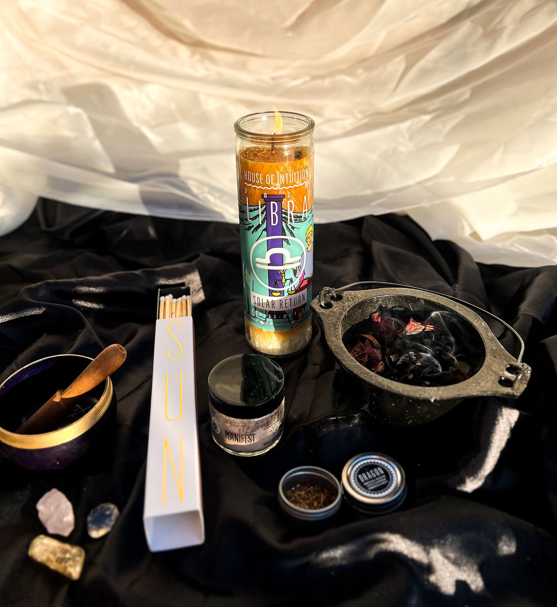 2025 Libra Solar Return Magic Candle | September 23 - October 22 (Limited Edition) Candle -Solar Return V50