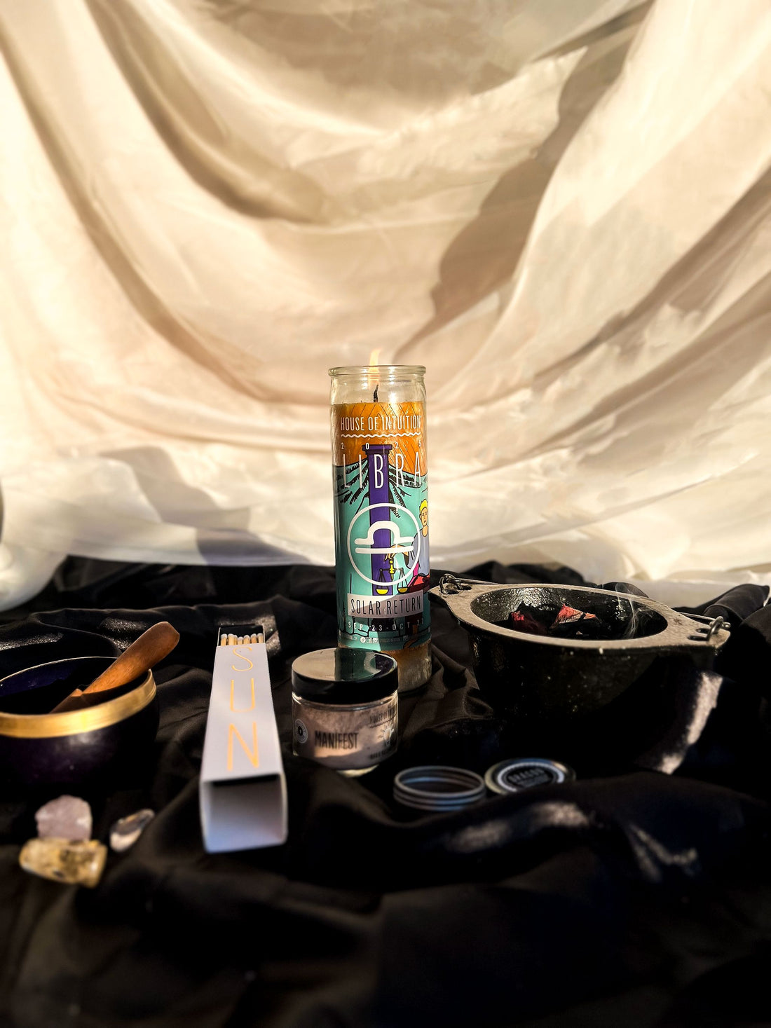 2025 Libra Solar Return Magic Candle | September 23 - October 22 (Limited Edition) Candle -Solar Return V50