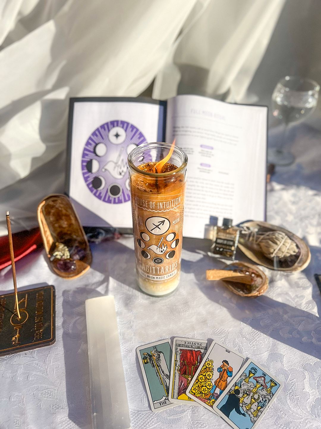 2025 Full Moon Ritual Candle (Limited Edition) Candle -Full Moon V50