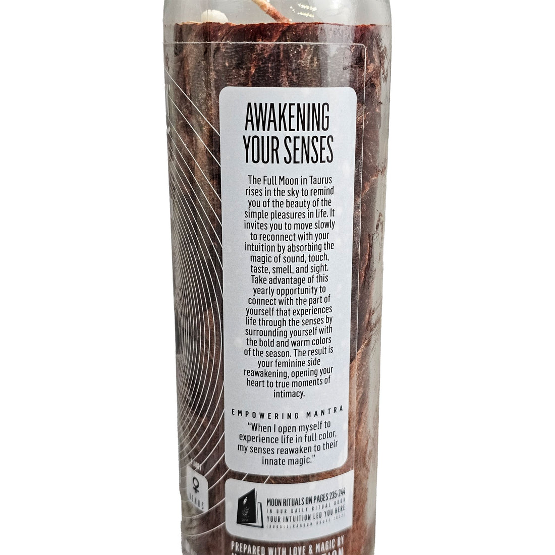 2025 Full Moon Ritual Candle (Limited Edition) Candle -Full Moon V50