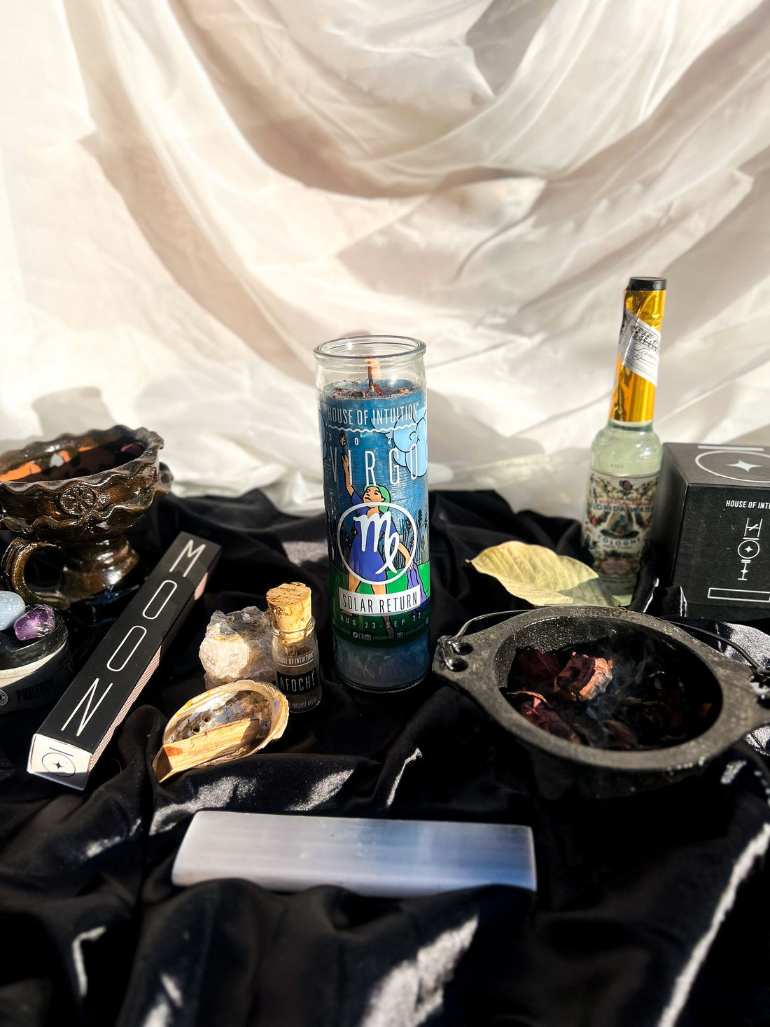 2025 Virgo Solar Return Magic Candle | August 23 - September 22 (Limited Edition) Candle -Solar Return V50