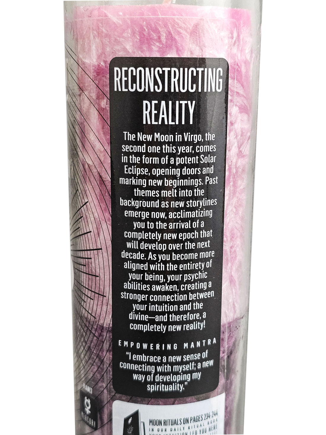 2025 New Moon Ritual Candle (Limited Edition) Candle -Full Moon V50