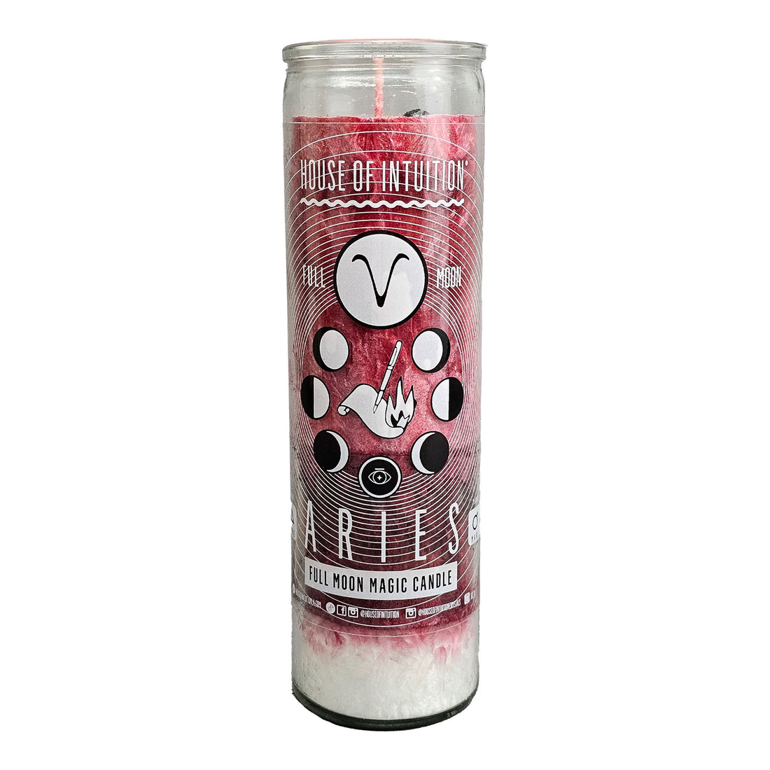 2025 Full Moon Ritual Candle (Limited Edition) Candle -Full Moon V50 Full Moon in Aries - 10/06/25