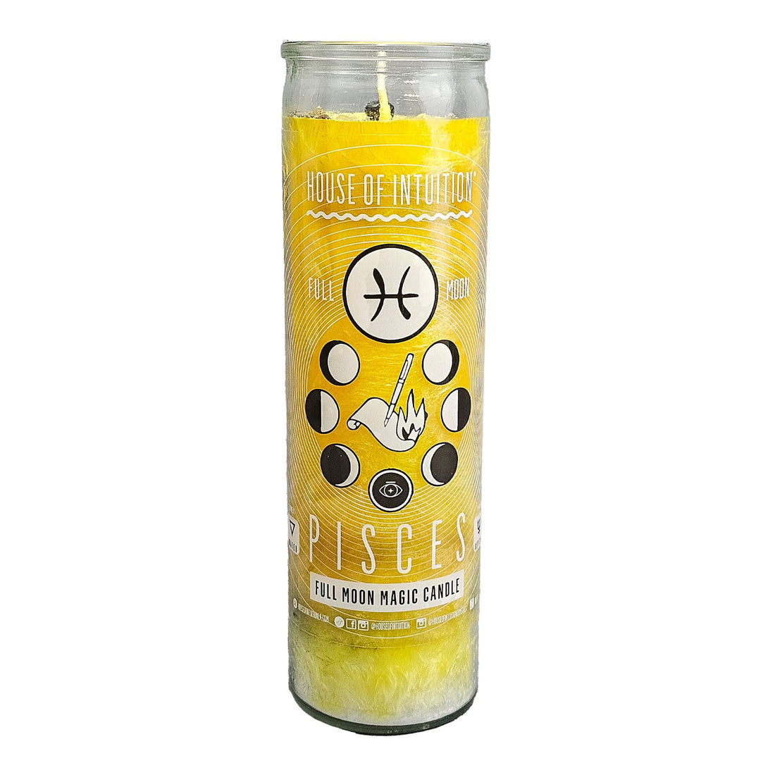 2025 Full Moon Ritual Candle (Limited Edition) Candle -Full Moon V50 Full Moon in Pisces - 09/07/25