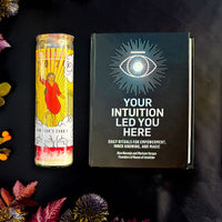 BUNDLE #2: 2026 RITUAL KIT (2026 New Year Magic Candle + Your Intuition Led You Here Ritual Book) Limited Edition - $49 VALUE Box -Custom Bundle HOI