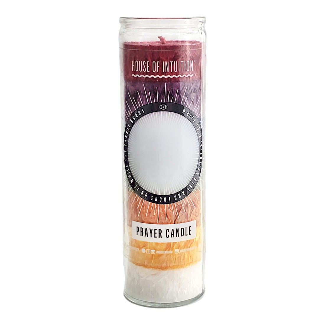 7 Color "Write-Your-Own-Prayer" Candle - REALIGNMENT Candle -Prayer V95