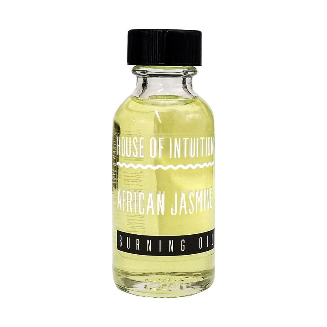 African Jasmine Intention Oil "Intuition & Love" Incense & Holders -Burning Oil V50