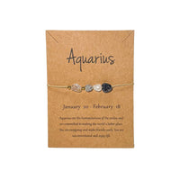 Aquarius Crystal Drawstring Bracelet Bracelet -Amulet Whse
