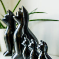 Black Onyx Cat Crystal V45