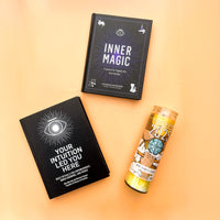 BUNDLE #1: 2025 ULTIMATEL KIT (2025 New Year Magic Candle + Your Intuition Led You Here Ritual Book + Inner Magic Intuition Journal) Limited Edition - $67 VALUE Box -Custom Bundle V245