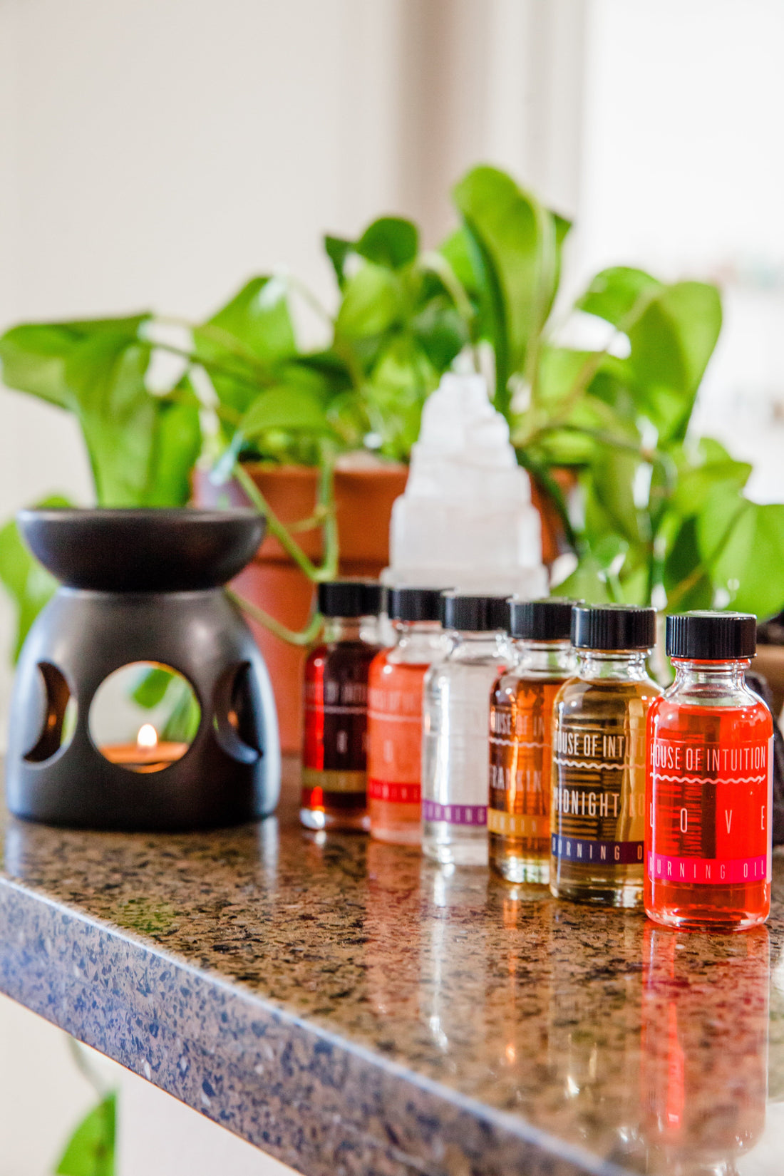 Love Intention Oil "Love & Healing" Incense & Holders -Burning Oil V50