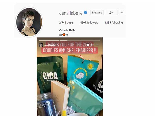 Camilla Belle  Instagram