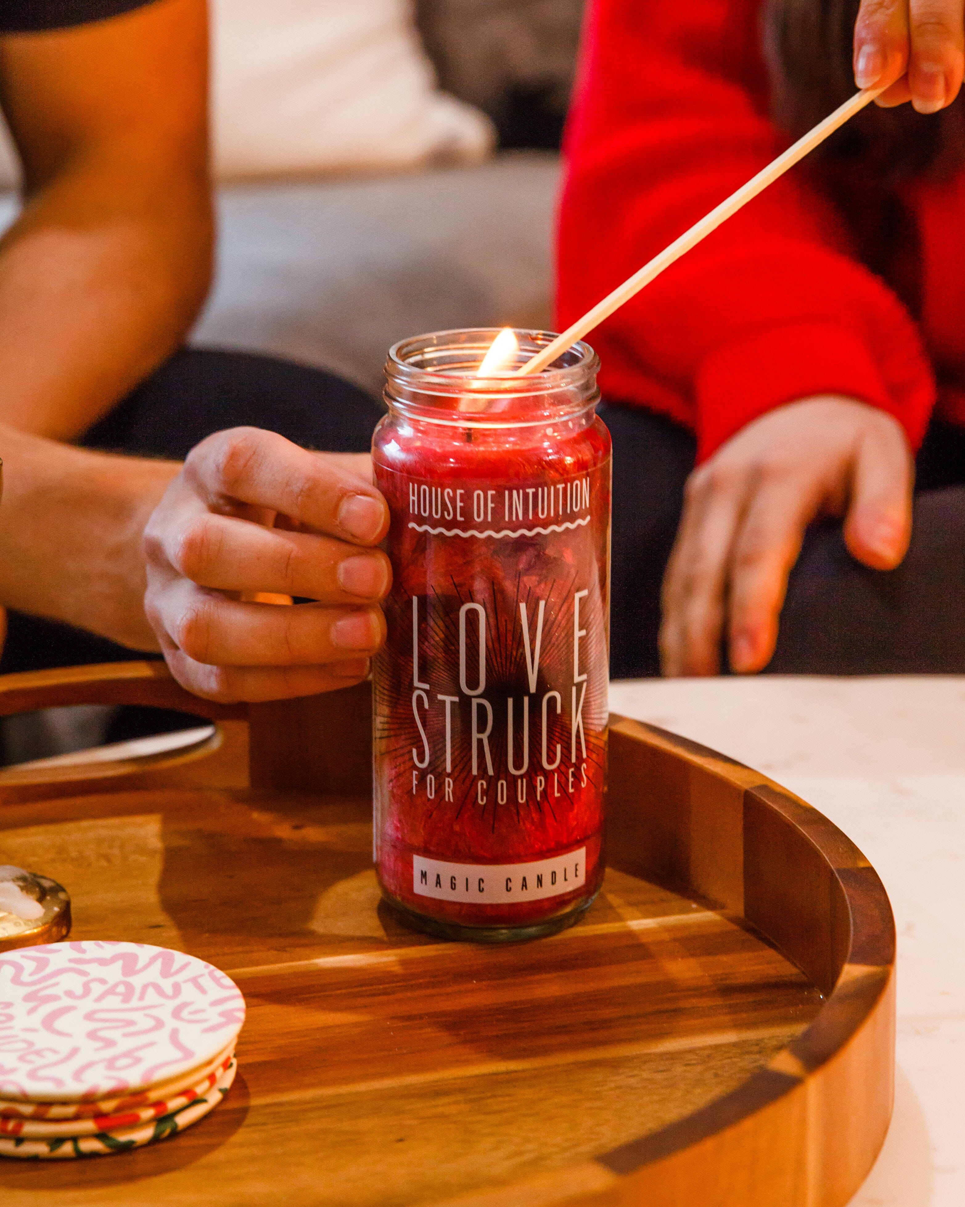 Love Struck: Couples Magic Candle – House of Intuition Inc
