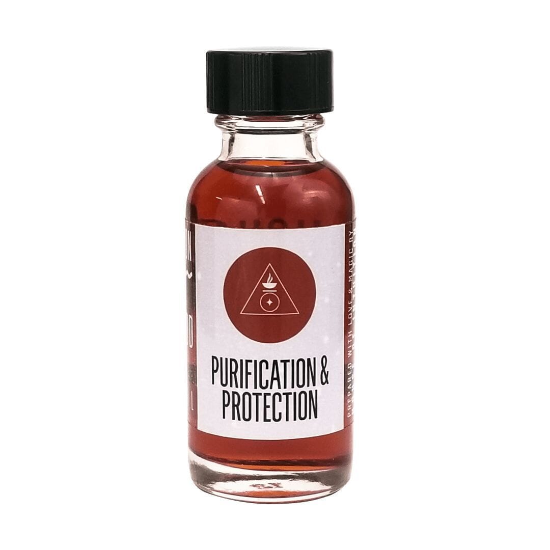 Dragon's Blood Intention Oil "Purification & Protection" Incense & Holders -Burning Oil V50