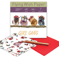 Flying Wish Paper Mini Kit - "GIRL GANG" House of Intuition Inc