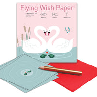 Flying Wish Paper Mini Kit - "SWAN LAKE LOVE" V230