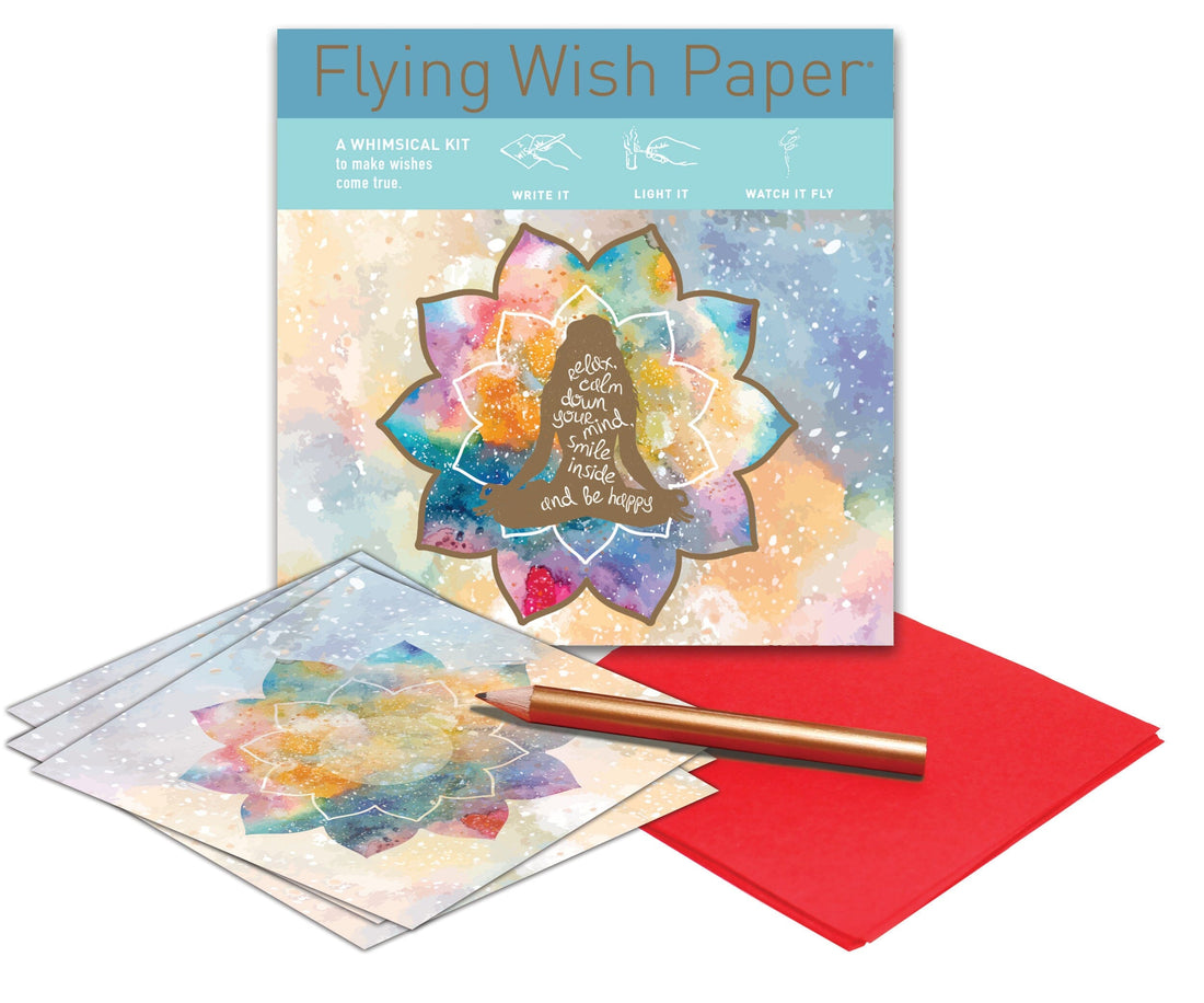 Flying Wish Paper Mini Kit - "MINDFUL" House of Intuition Inc