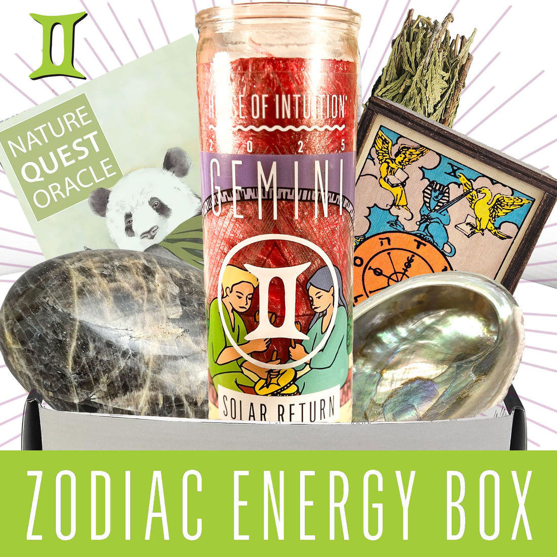 2025 Gemini Zodiac Energy Box (Limited Edition - $126 Value) Box -Birthday V50