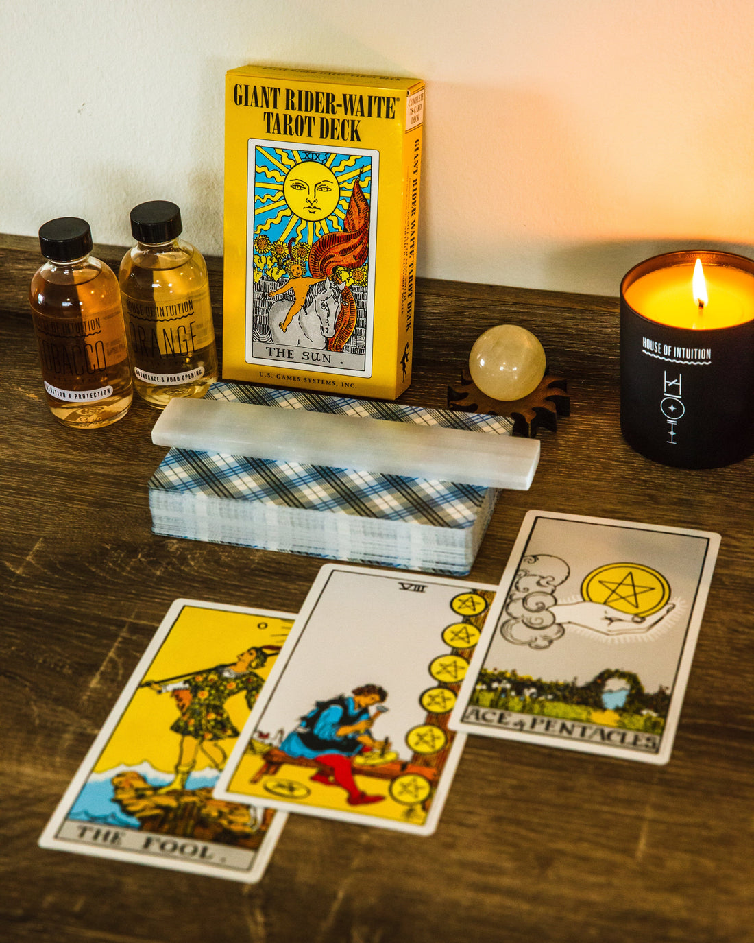 Giant Rider-Waite Tarot Deck Media -Deck V440