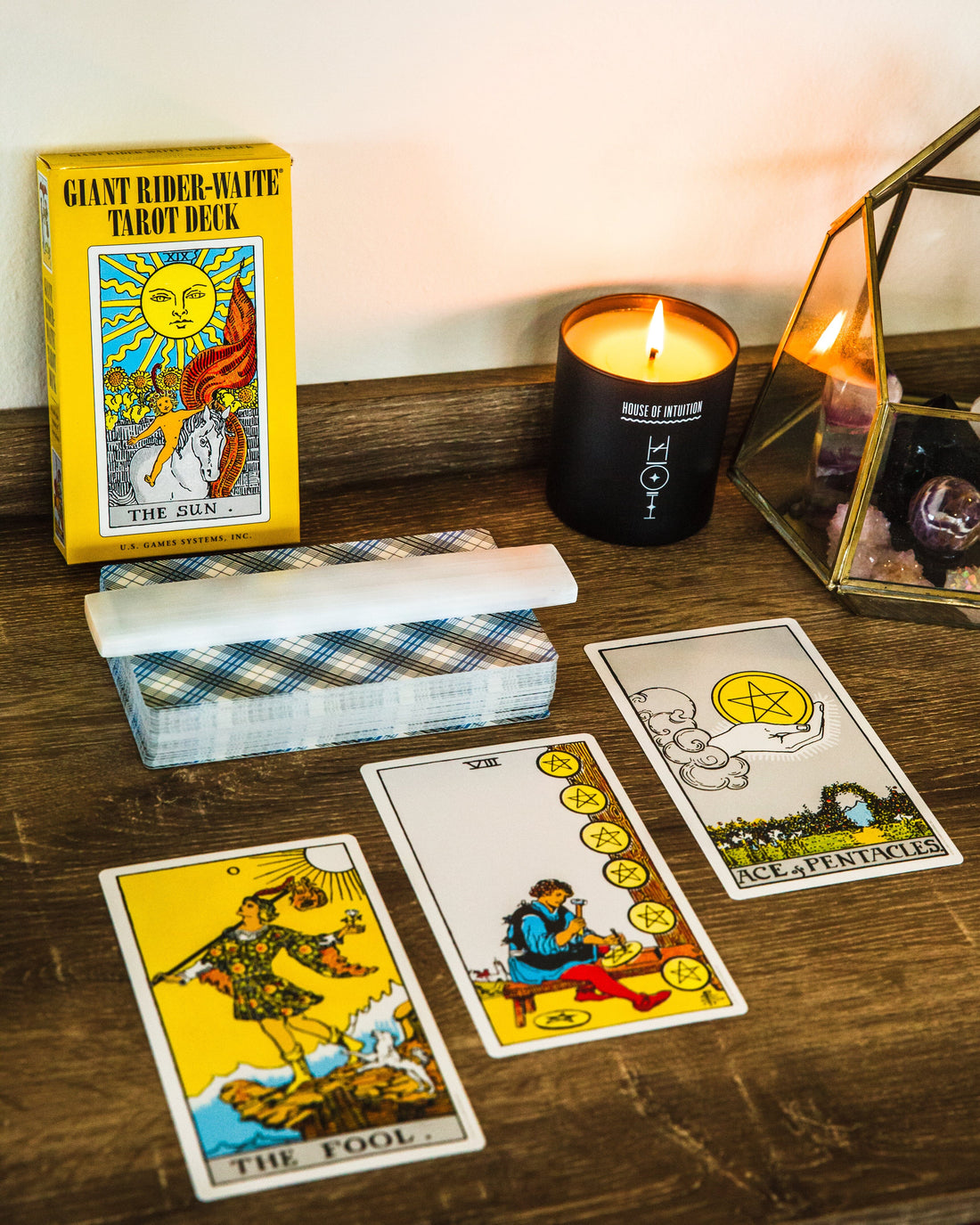 Giant Rider-Waite Tarot Deck Media -Deck V440
