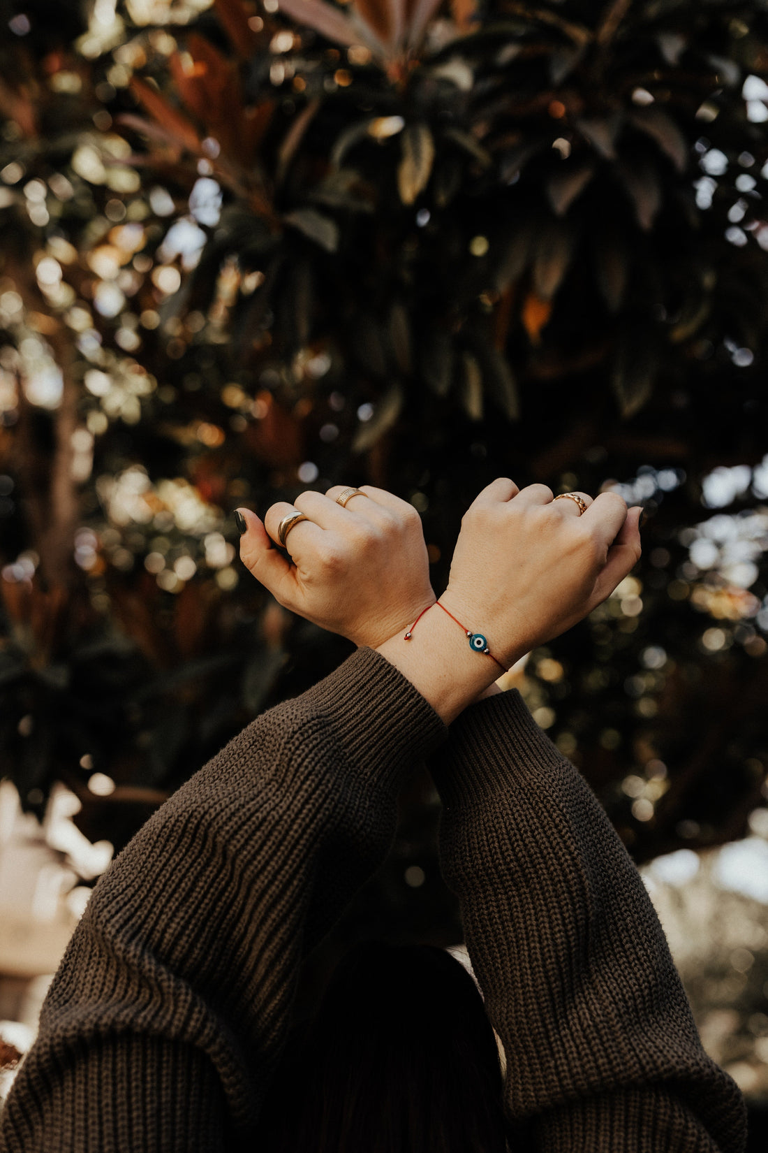 Evil Eye Protection Amulet Bracelet (Color Intuitively Chosen) Bracelet -Amulet V90