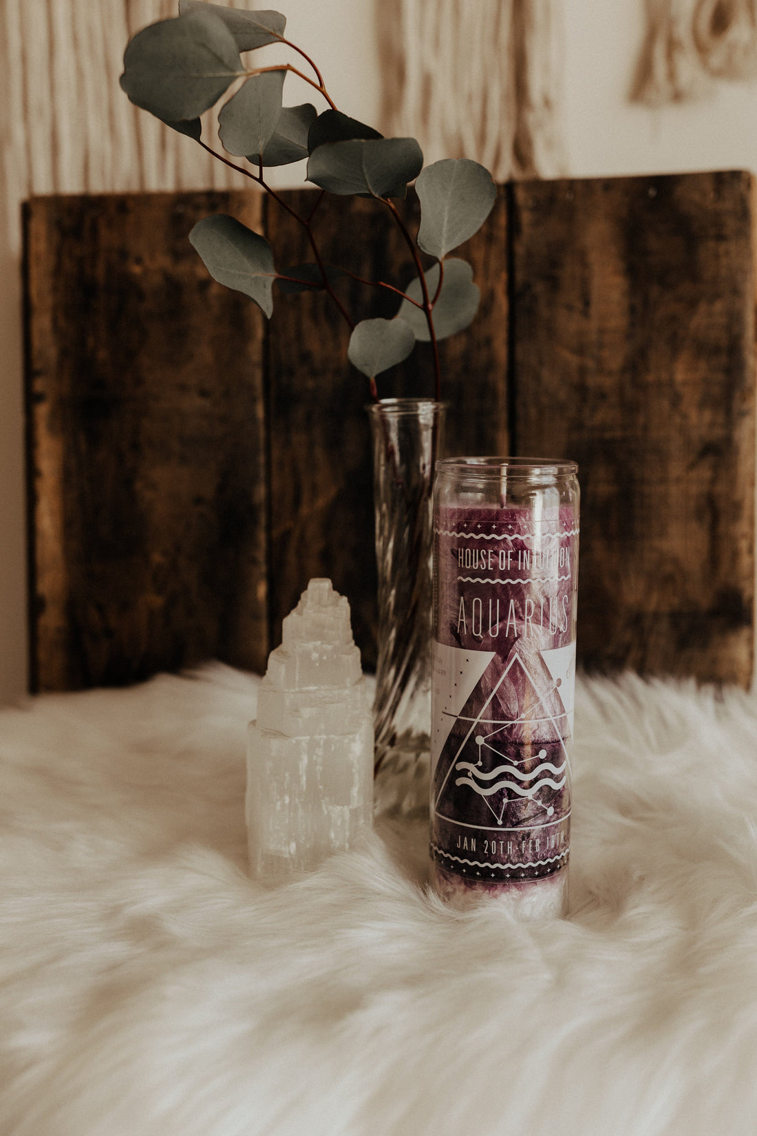 HOI Aquarius Zodiac Candle Candle -Zodiac V50