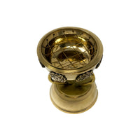 Gold Incense/Charcoal Holder Incense & Holders -Holder House of Intuition Inc