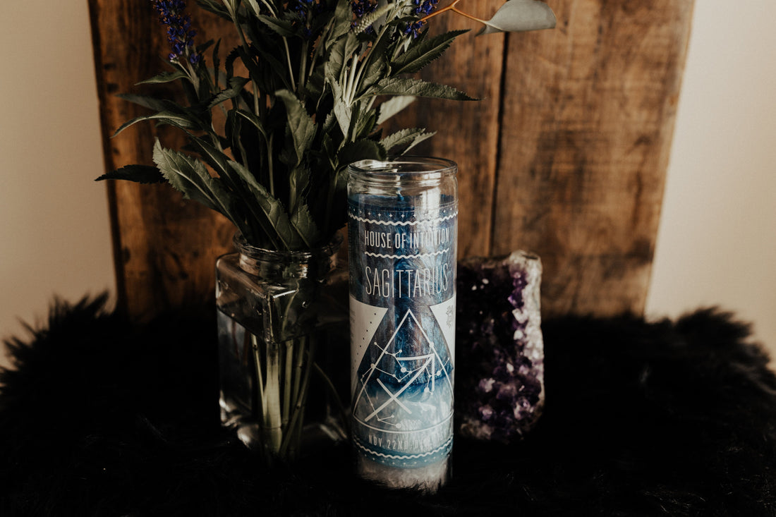 HOI Sagittarius Zodiac Candle Candle -Zodiac V50