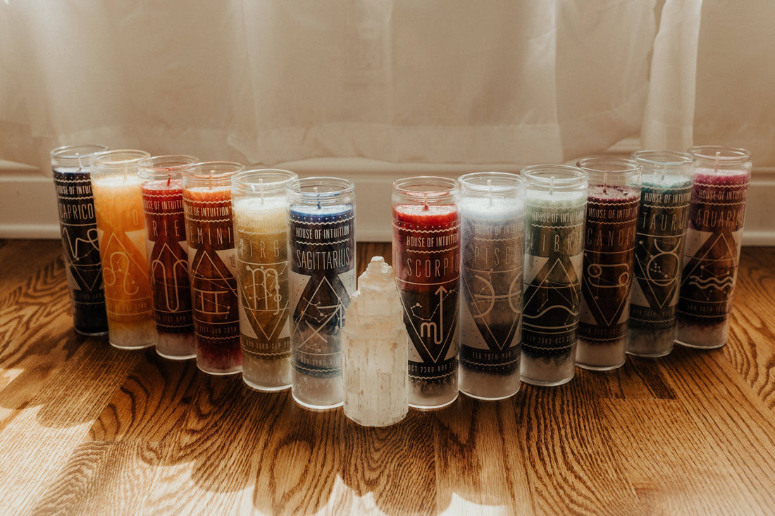 HOI Aquarius Zodiac Candle Candle -Zodiac V50