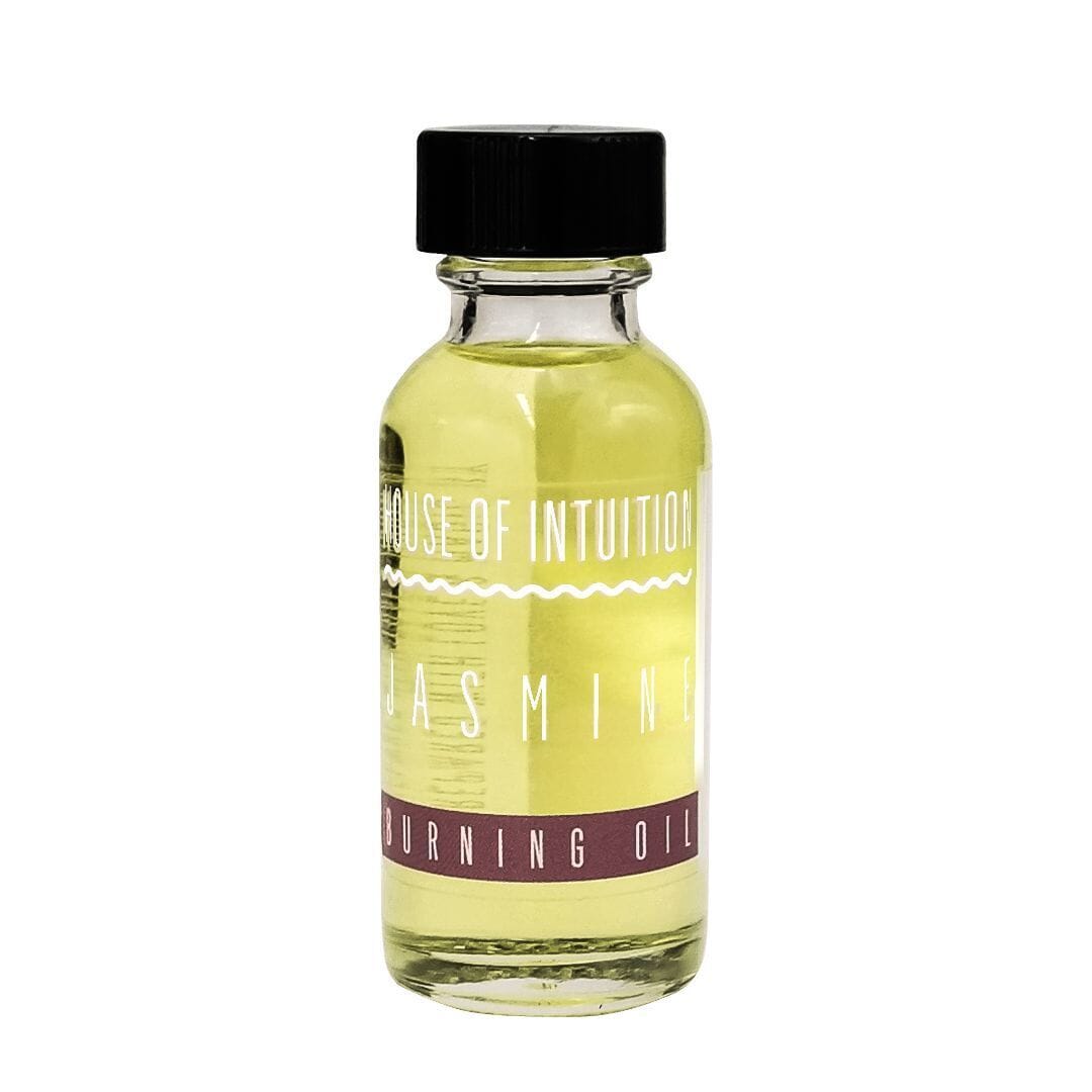 Jasmine Intention Oil "Intuition & Love" Incense & Holders -Burning Oil V50