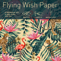 Flying Wish Paper Mini Kit - "JUNGLE" House of Intuition Inc